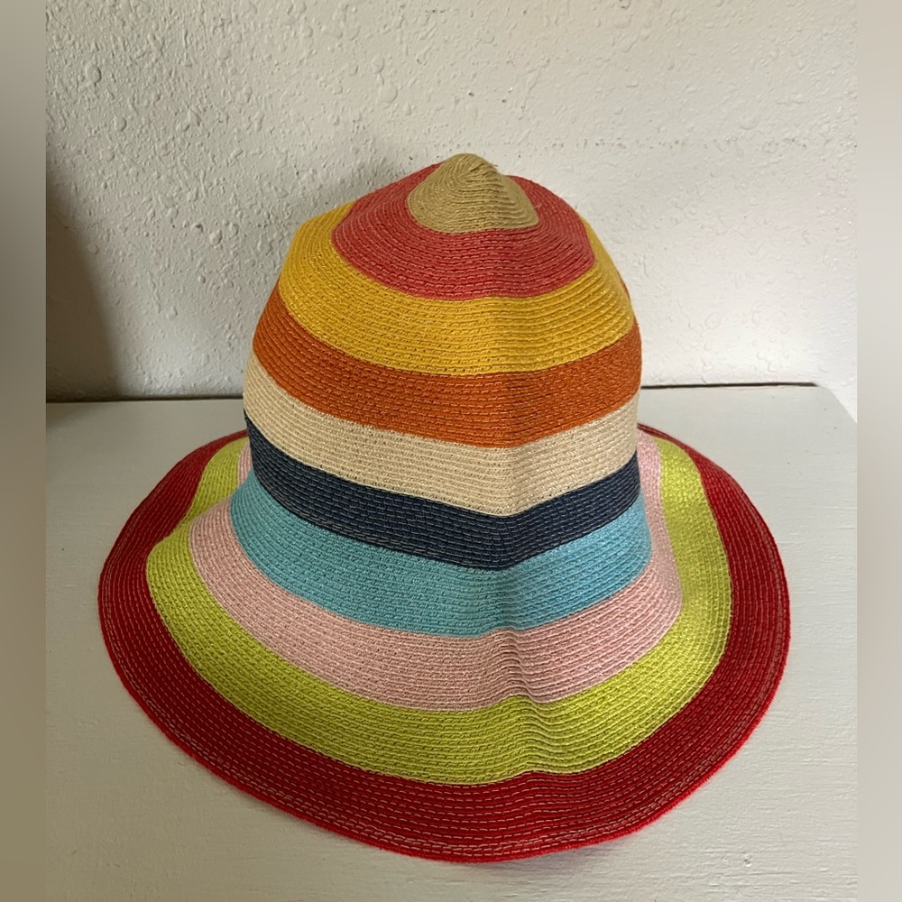 Grevi Multicolor Striped Hat